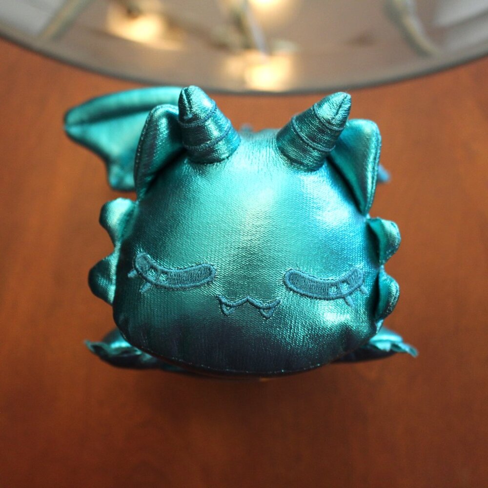 Teal Dragon Cat - Gemstone Meemeows Aphmau 6” Plush